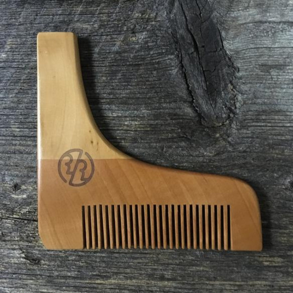 Shaper à barbe "Beard Shaper" en bois de poirier naturel (115mm/4.53")