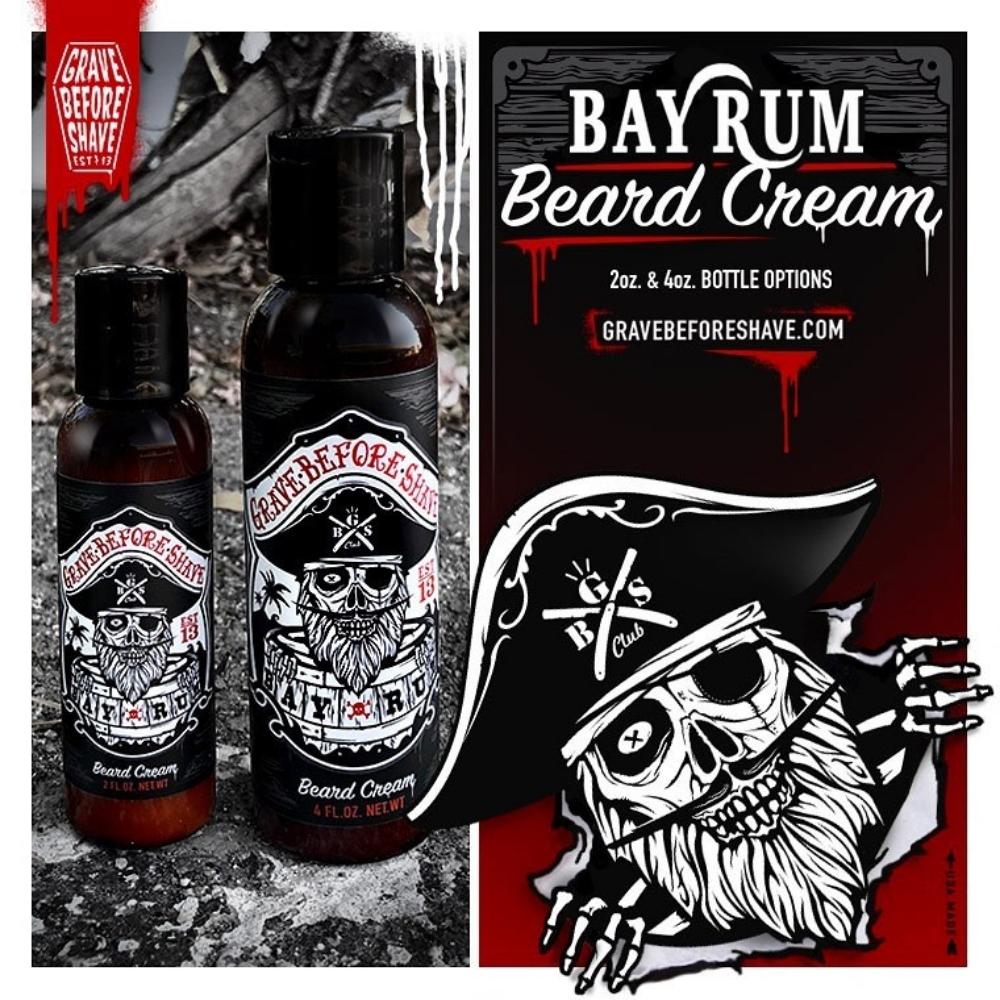 Crème à barbe "Bay Rum" (118ml/4.0oz)