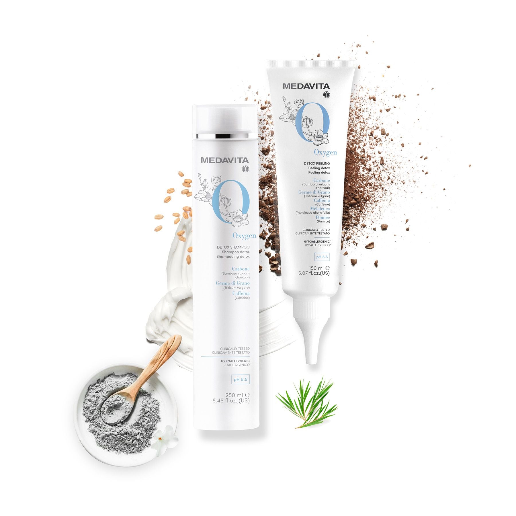 Shampoing detox "Oxygen" - Pour cuir chevelu gras