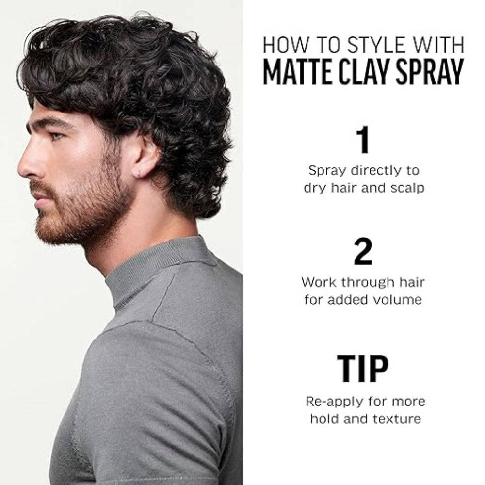 Matte Clay Spray - Workable medium hold with matte finish (150ml/5.1oz)