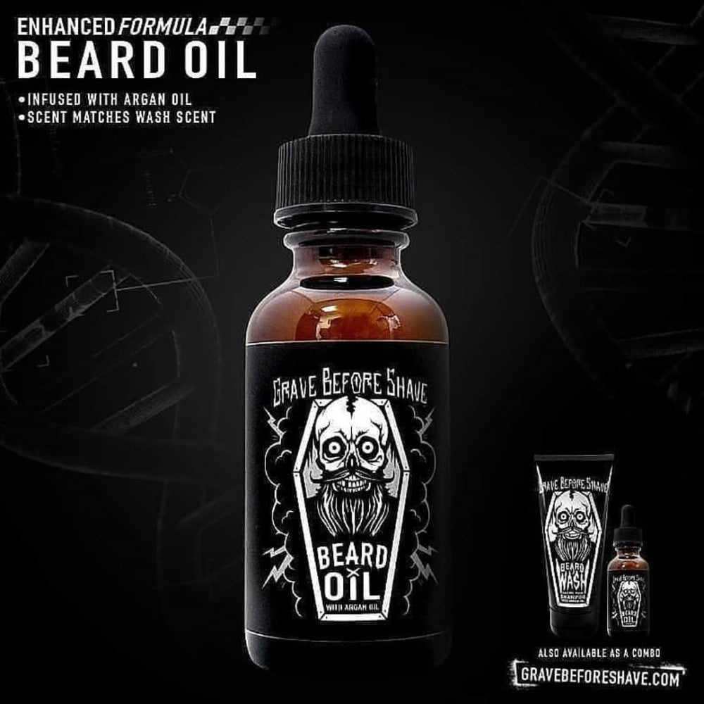 Huile à barbe formule améliorée "Argan Oil" (30ml/1.0oz)