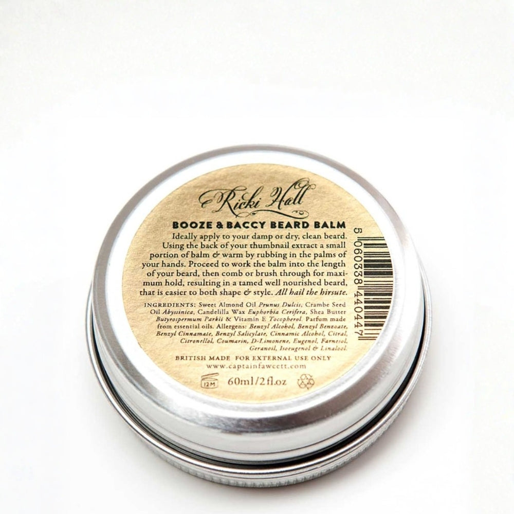 Booze & Baccy Beard Balm by Ricki Hall's (60ml/2.0oz)