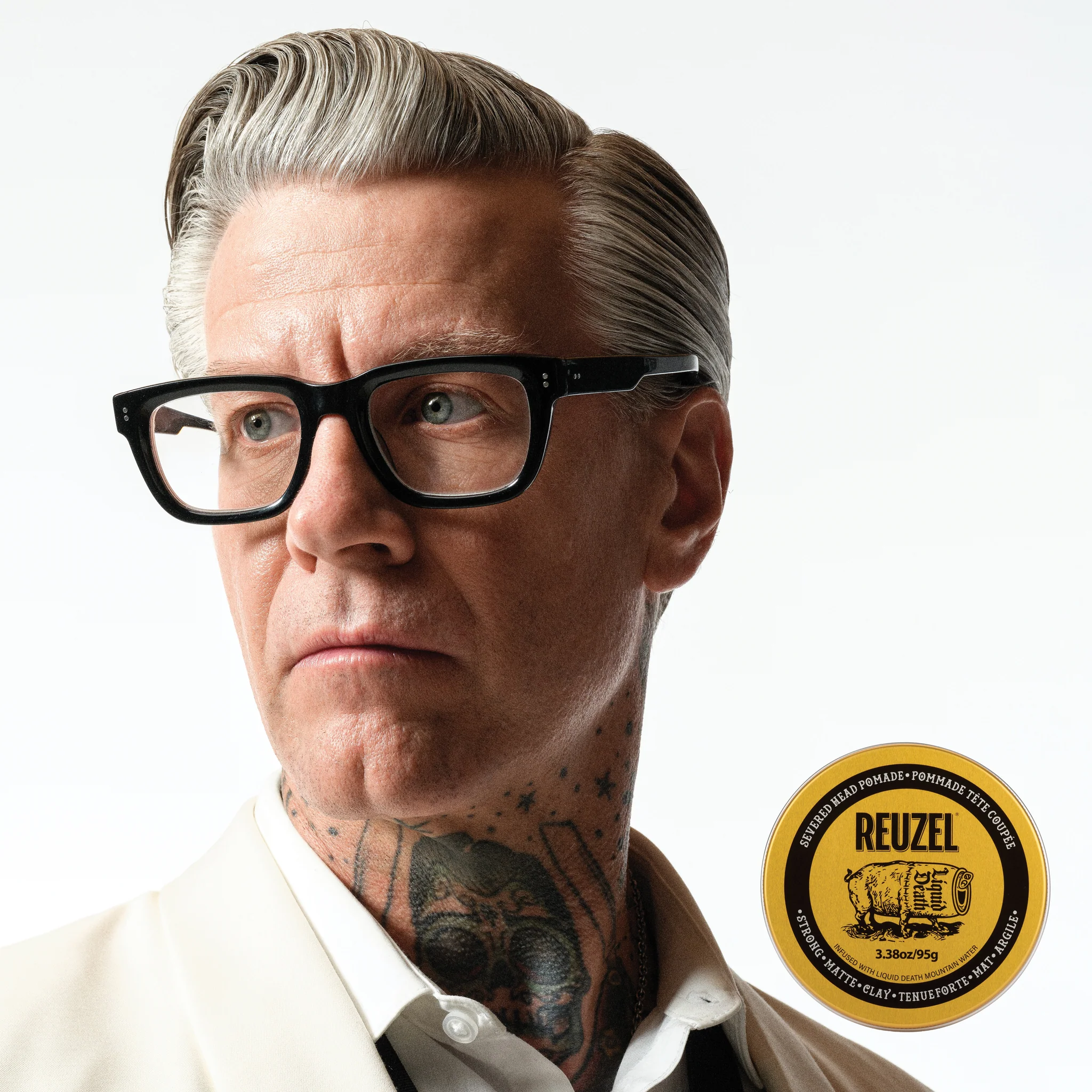 Severed Head Clay Pomade - Strong Hold Matte Finish (95.8g/3.38oz)