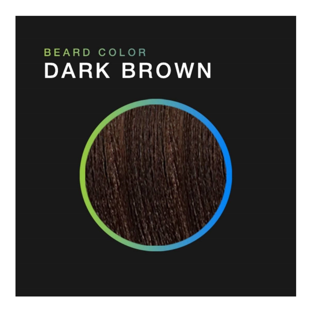 Coloration solutions couleurs pour barbe et moustache - Brun foncé
