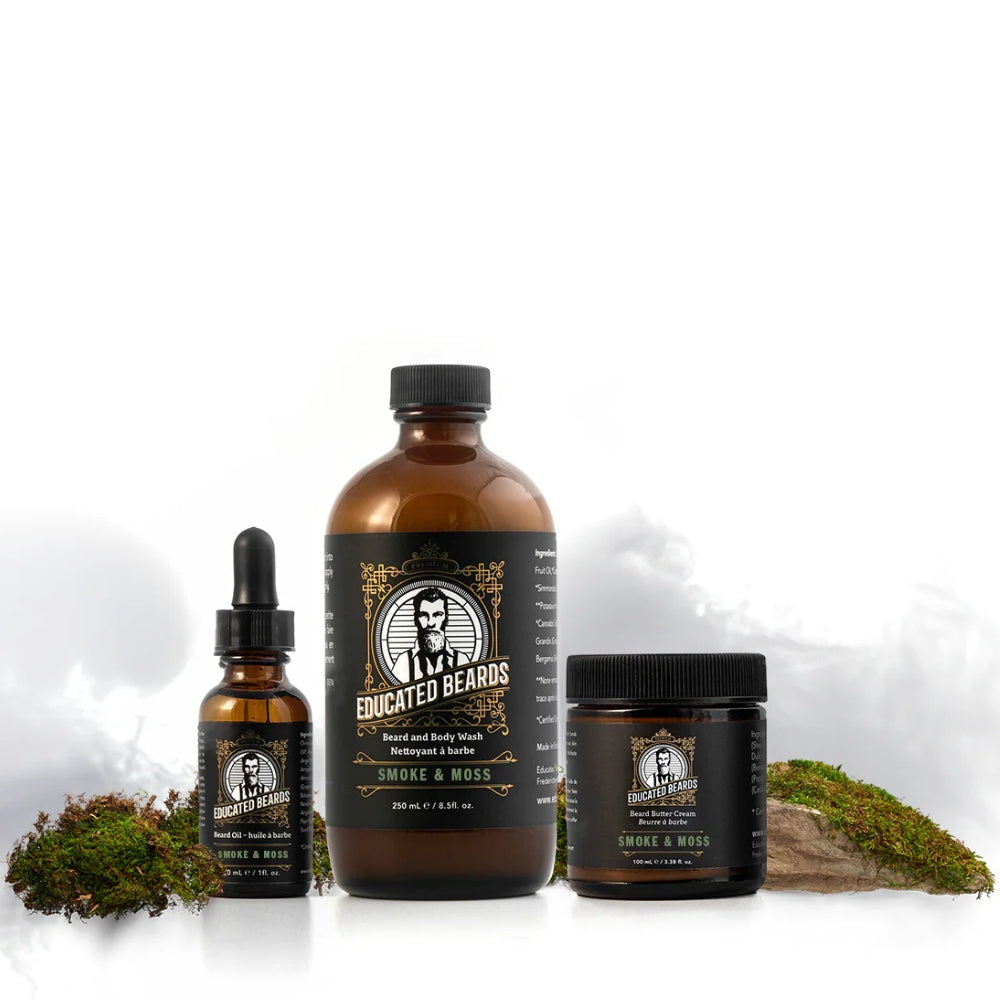 Beurre à barbe en crème "Smoke and Moss" (100ml/3.4oz)