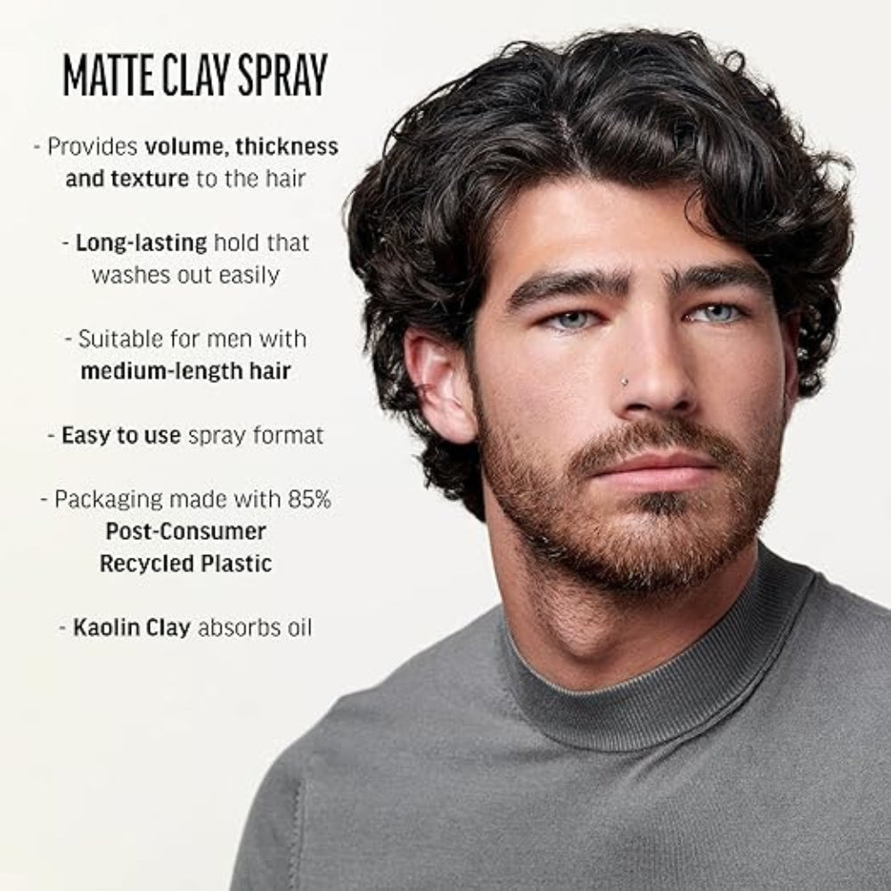 Matte Clay Spray - Workable medium hold with matte finish (150ml/5.1oz)