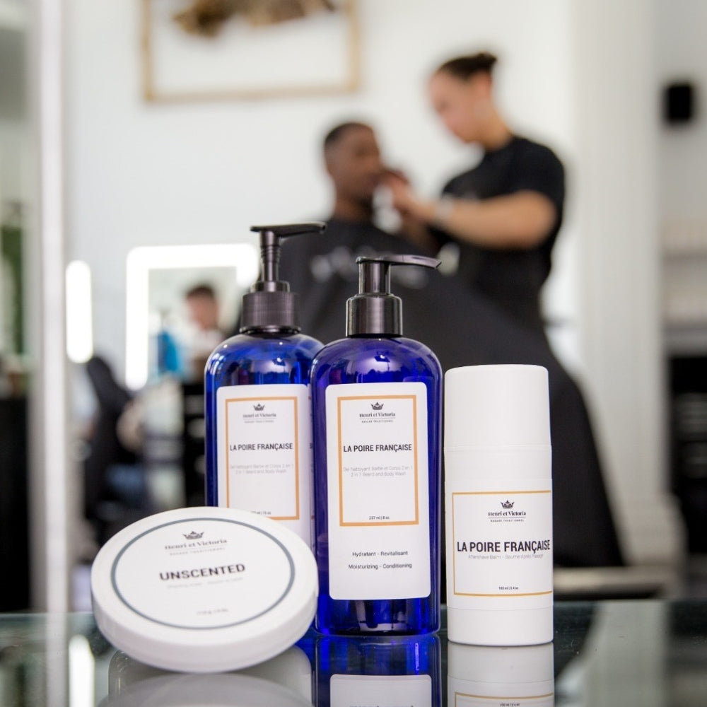 Gel nettoyant 2 en 1 barbe et corps La Poire Française (228g/8.0oz)