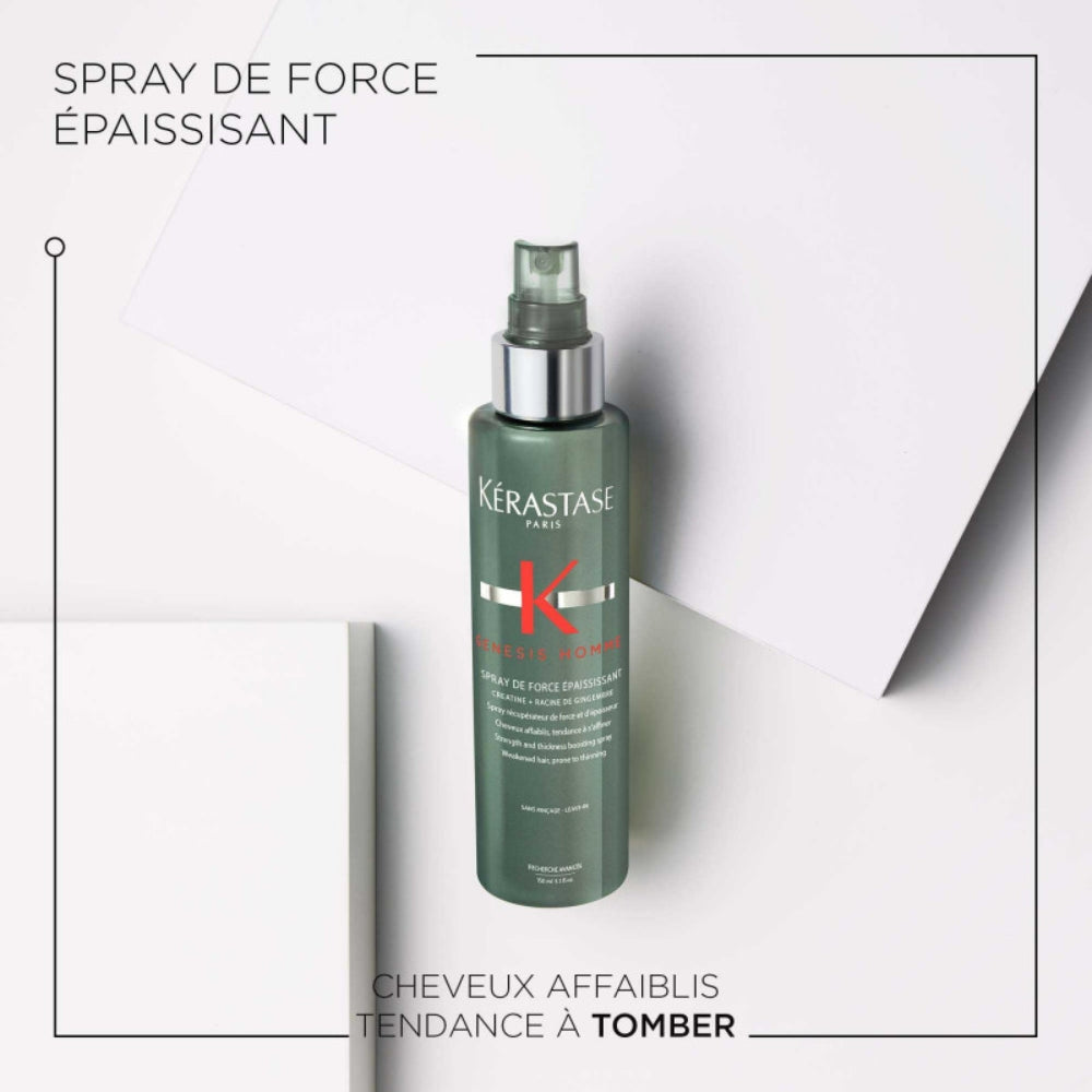 Spray booster de force épaississant Genesis Homme - Pour cheveux affaiblis, tendance à s'affiner (150ml/5.1oz)