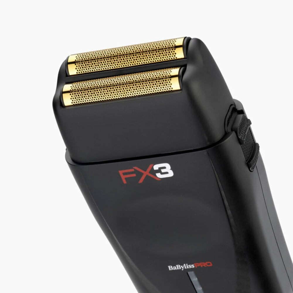 BaByliss PRO - Rasoir sans fil à double lames haute vitesse "FXX3SB" avec moteur Ferrari de 3e génération - Noir