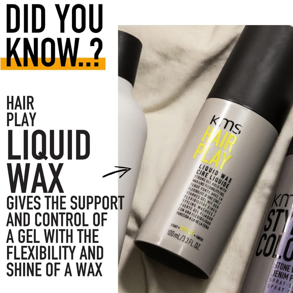 Cire liquide "HairPlay Liquid Wax" - La tenue forte d'un gel avec la flexibilité d'une cire (100ml/3.3oz)
