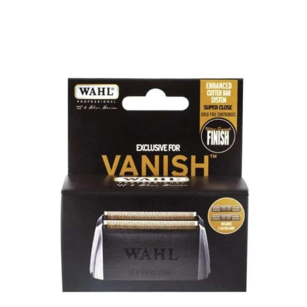WAHL Professional - Grille et lames de coupe de remplacement "Super Close" or #55594 - Pour rasoir Vanish Shaver 5 Star Modèle No. 55595