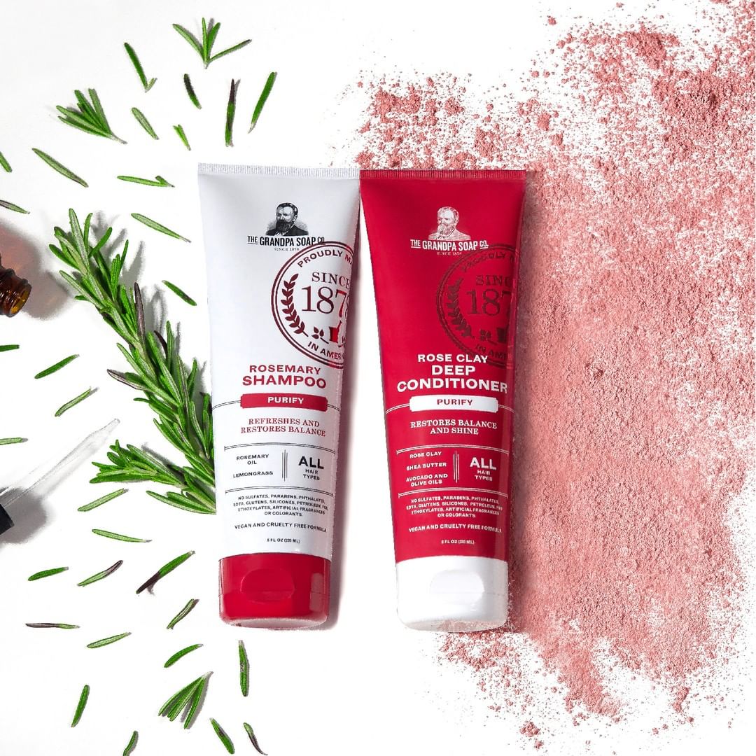 Shampoing "Rosemary Purify" rafraîchit et rétablit l'équilibre - Pour tous types de cheveux (235ml/8.0oz)