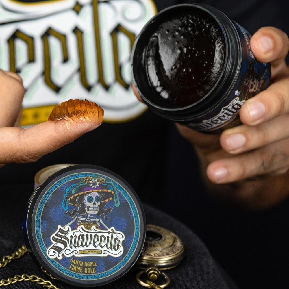 Pommade "Firm Hold" Édition "Santo Roble" - Tenue forte brillance moyenne (113ml/4.0oz)