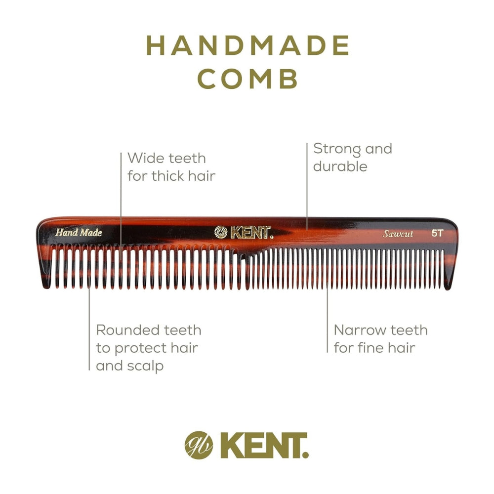 5T Dressing Table Comb - Coarse & Fine (169mm/6.7")