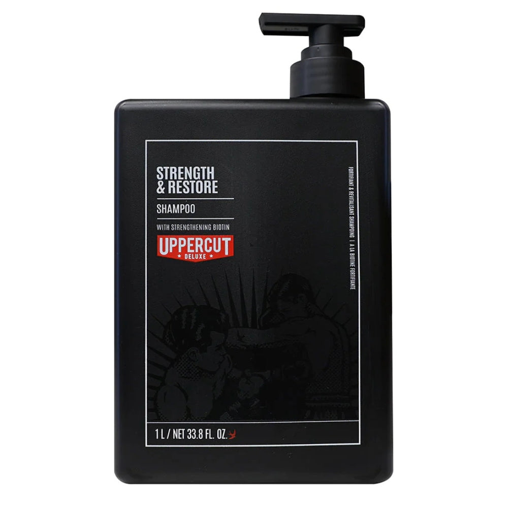 Shampoing fortifiant et réparateur "Strength & Restore Shampoo" - À la biotine fortifiante (240ml/8.1oz)