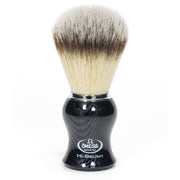 Hi-Brush synthetic fiber shaving brush, carbone fiber effect #46650 Black plastic handle - Medium (21mm/0.82")
