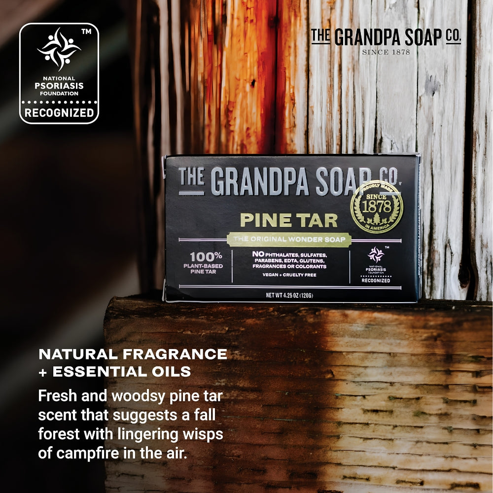 Pine Tar The Original Wonder Soap - Face Body and Hair (120g/4.25oz)
