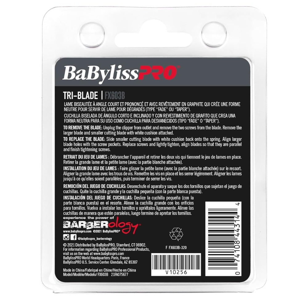 Lame de rechange pour tondeuse FX825 Lame de coin FX603B Graphite - Noir