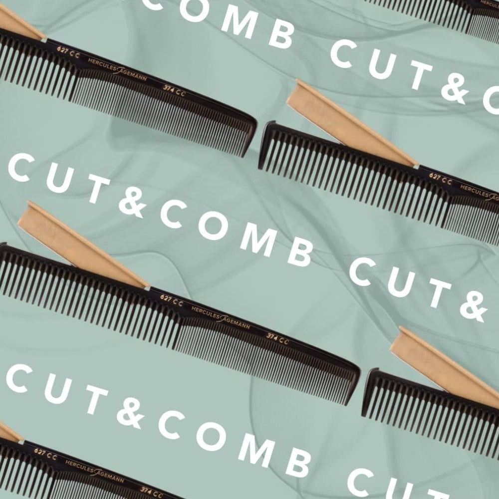 Peigne avec lame intégré "Cut & Comb 627CC" (178mm/7.0") - Noir