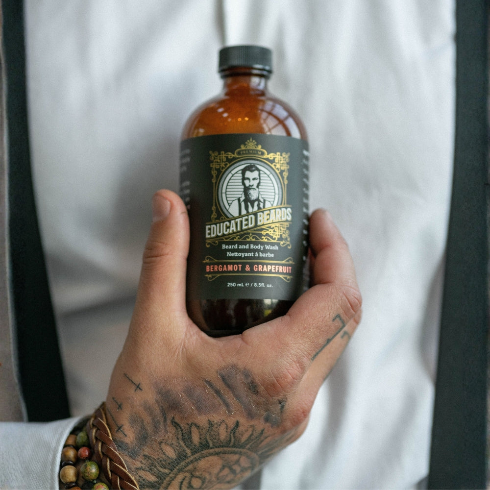 Bergamot Grapefruit Beard and Body Wash (250ml/8.5oz)