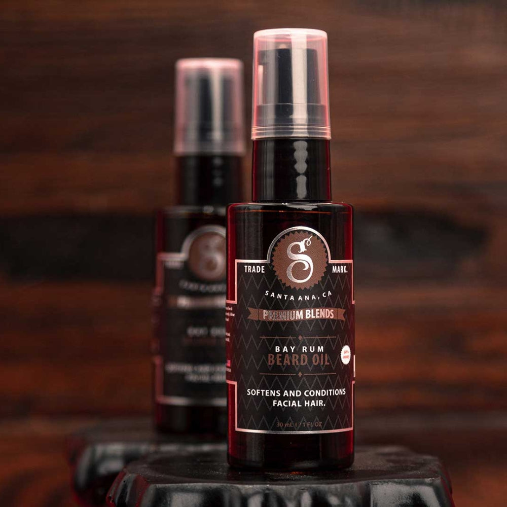 Huile à barbe "Premium Blends Beard Oil" - Bay Rum (30ml/1.0oz)