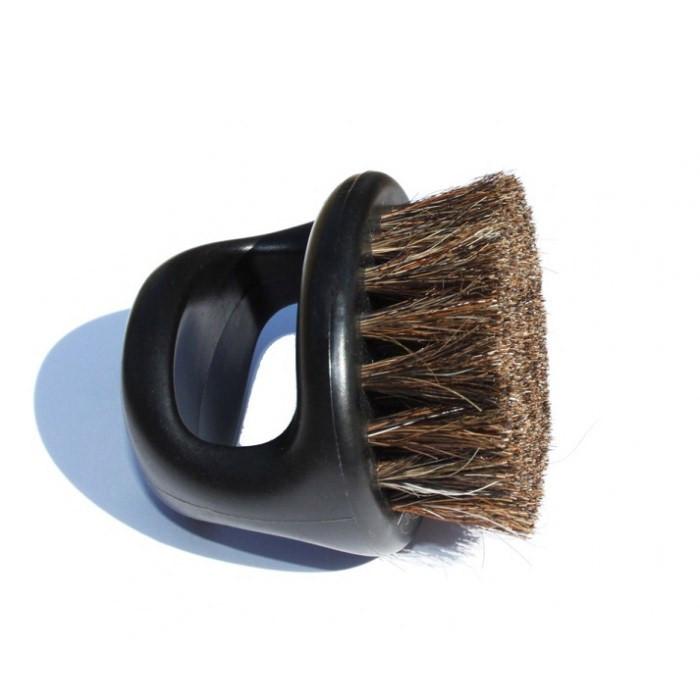 Brosse en poils de cheval "Soft Knuckle Horse Hair Brush" résistance douce