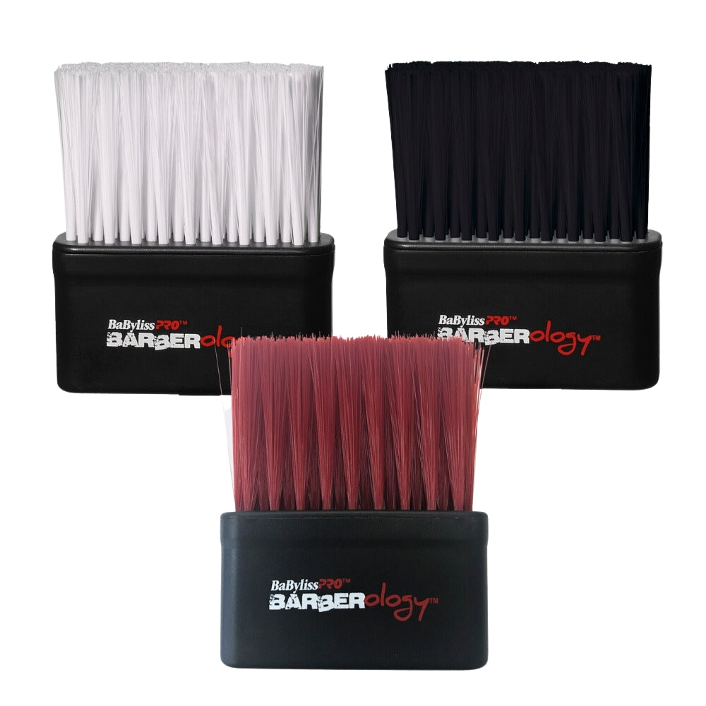 Brosse pour le cou "Barberology Neck Duster" - Rouge