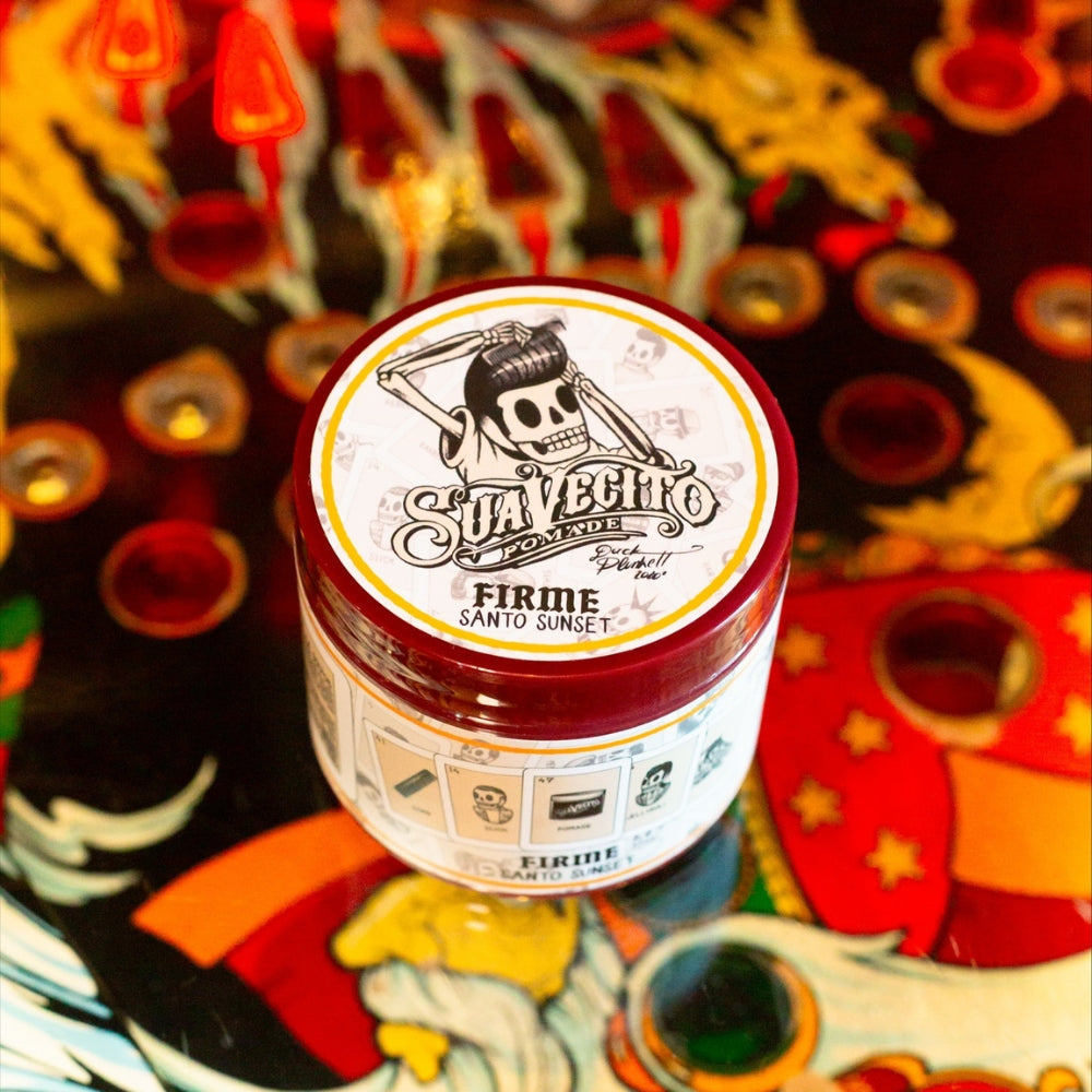 Pommade "Firm Strong Hold" Édition Santo Sunset - Tenue extra forte brillance moyenne (113g/4.0oz)