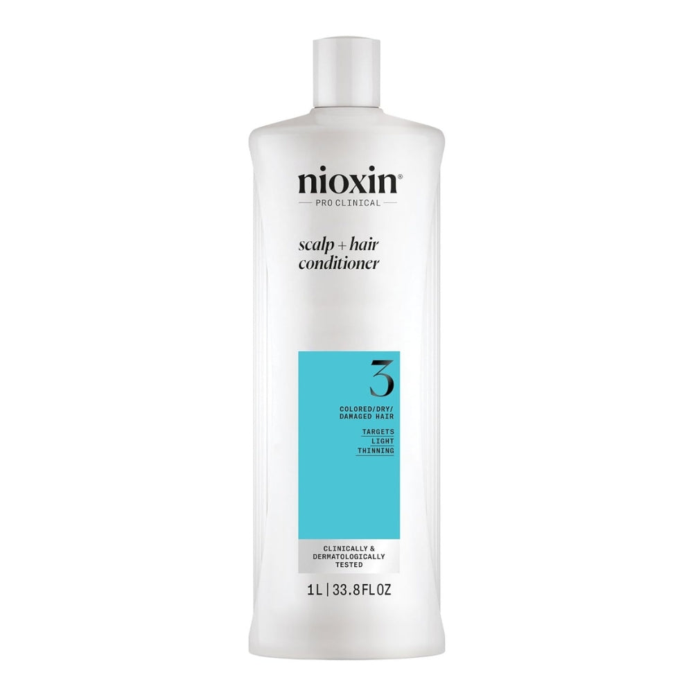NIOXIN - Revitalisant cheveux + cuir chevelu Système 3 - Pour cheveux colorés avec chute modérée