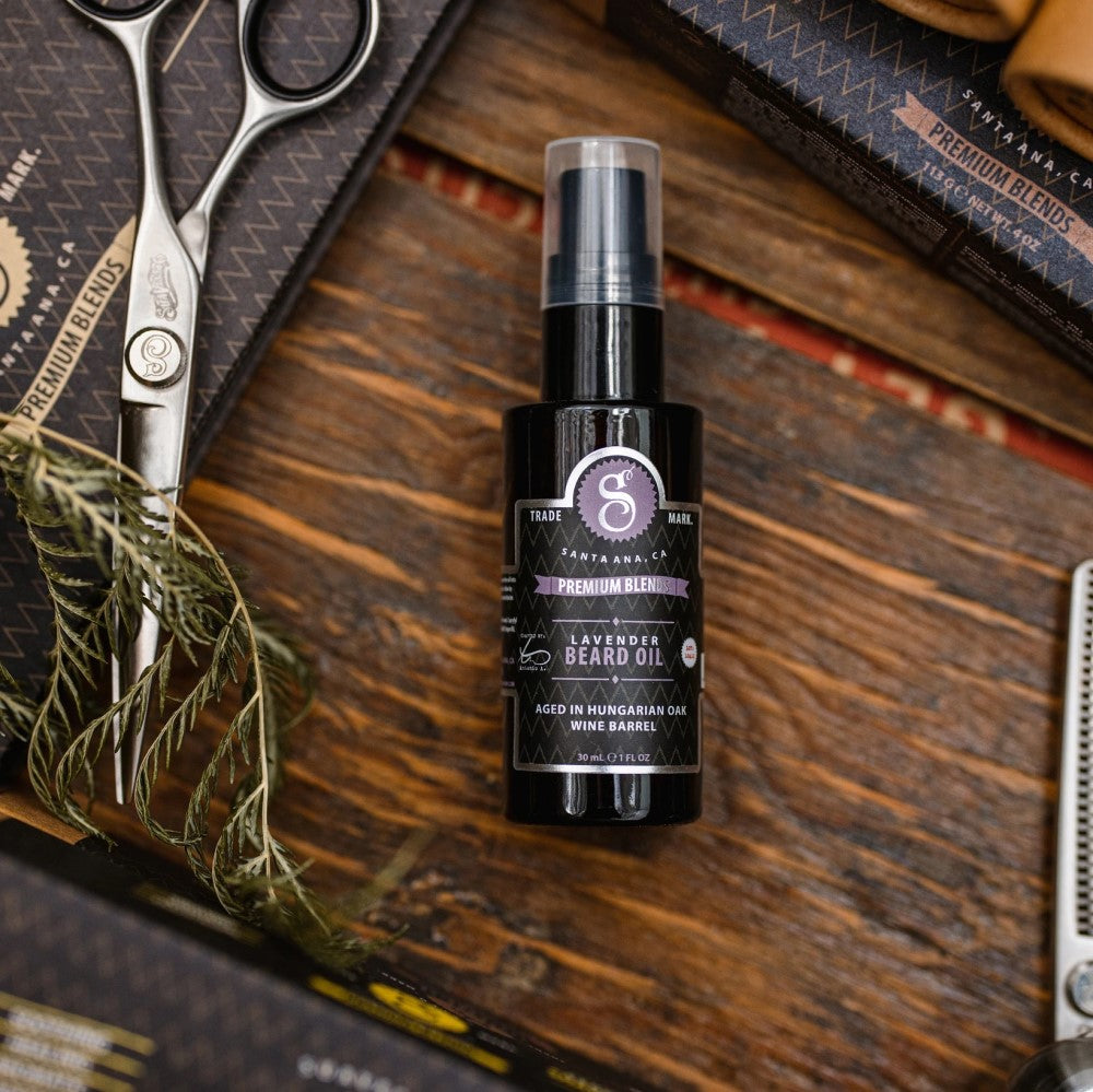 Huile à barbe "Premium Blends Beard Oil" - Lavande (30ml/1.0oz)