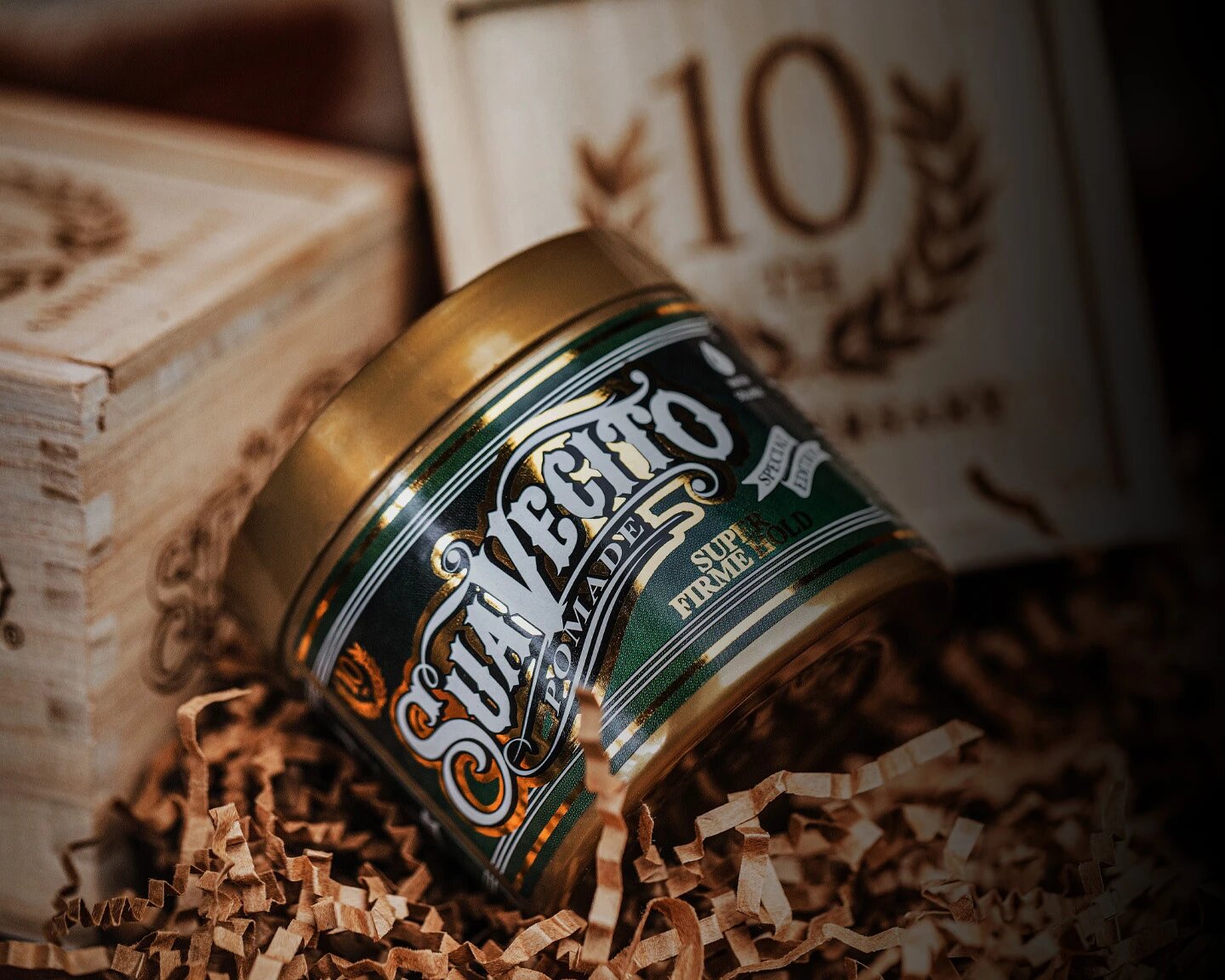 Pommade "Super Firme Hold Pomade" 10e anniversaire - Tenue super forte brillance moyenne (118.3ml/4.0oz)