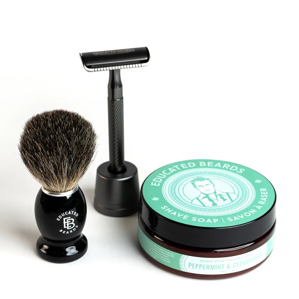 Educated Beards - Savon à raser Peppermint & Cedarwood (114g/4.0oz)