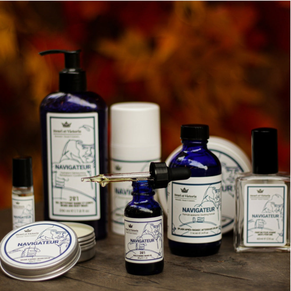 Huile à barbe 3 en 1 "Navigateur" (28g/1.0oz)