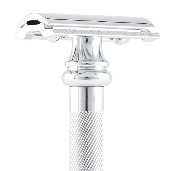 Rasoir de sécurité Merkur 38C "Barber Pole" - Chromé (90 38 001)