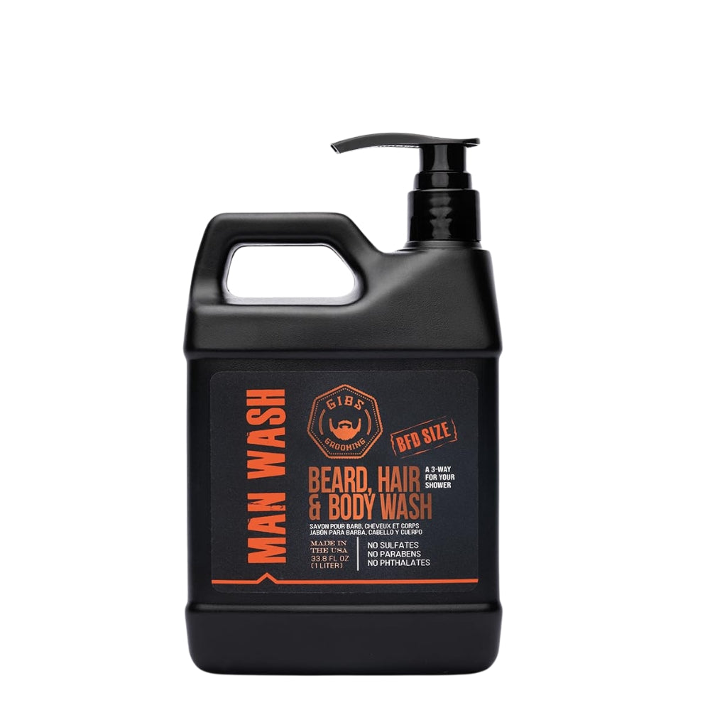 Savon à barbe, cheveux et corps "Man Wash BHB"