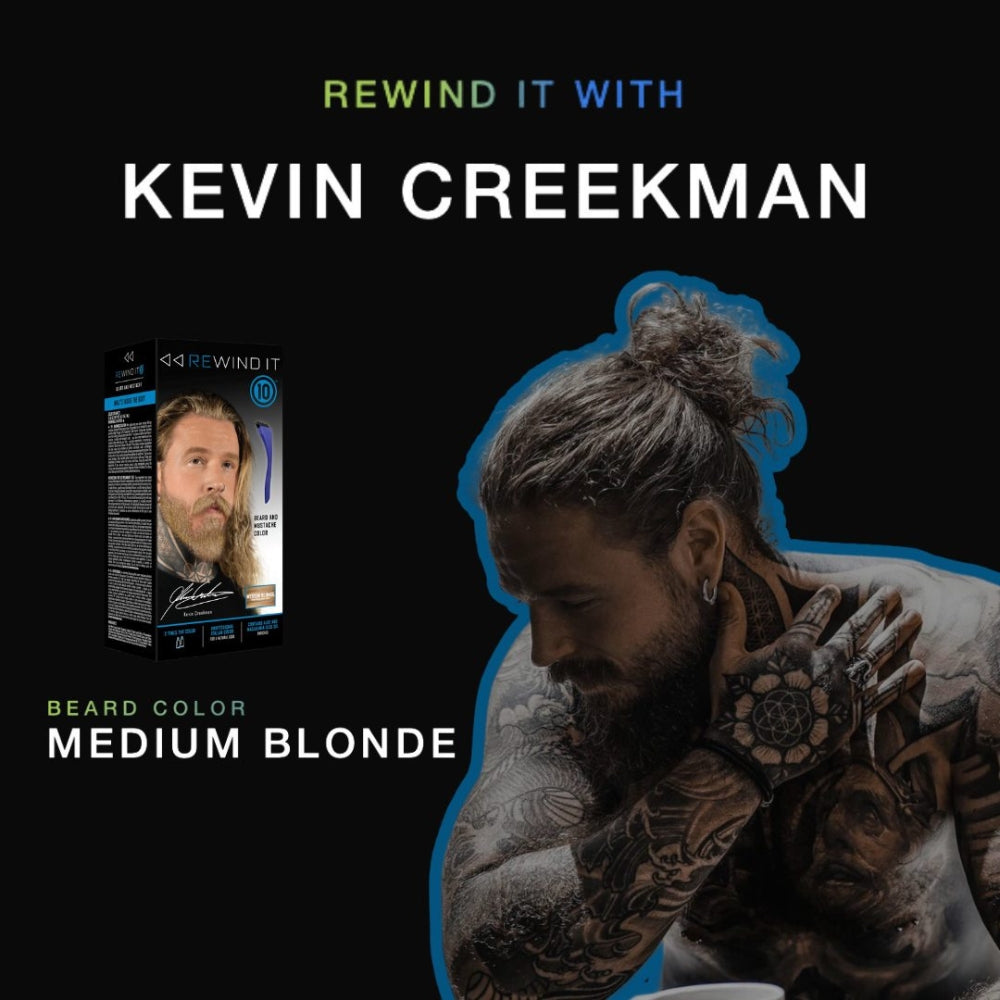 Coloration solutions couleurs pour barbe et moustache - Blond moyen