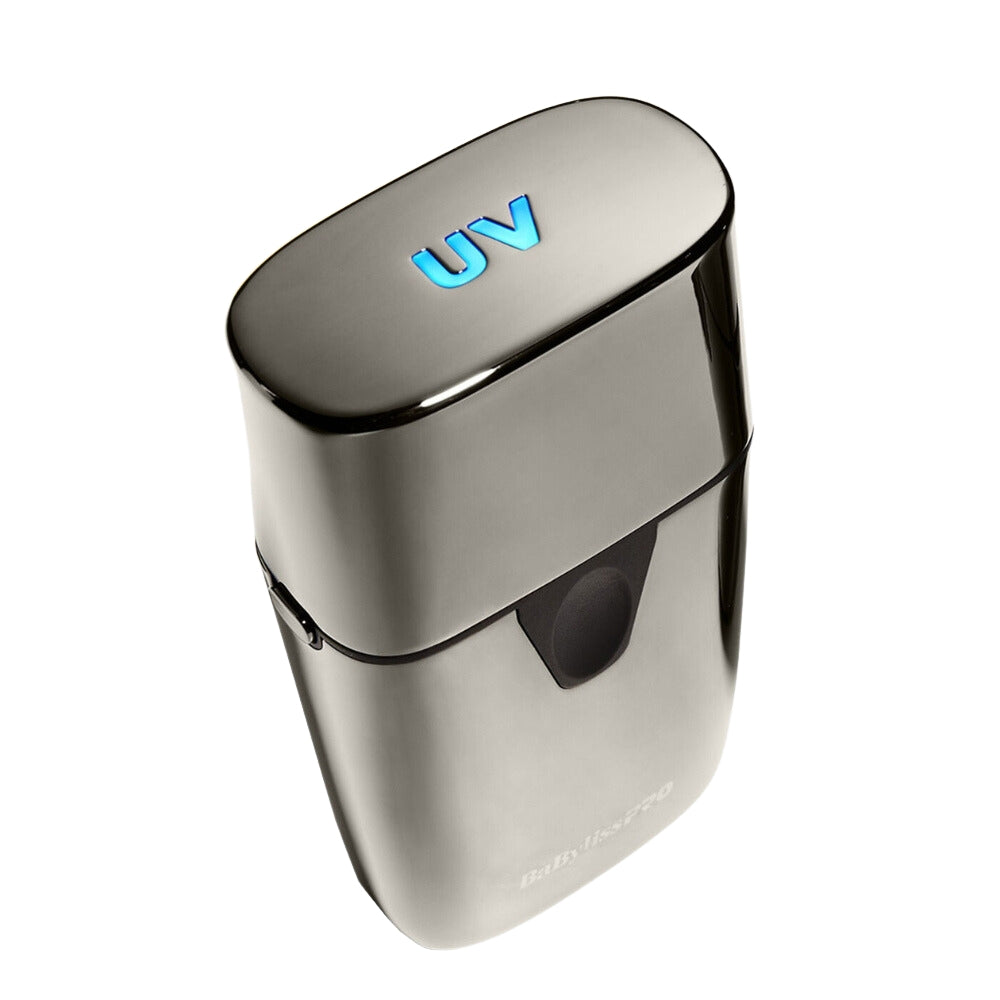 UVFoil UV-Disinfecting Metal Double Foil Shaver - Black Titanium