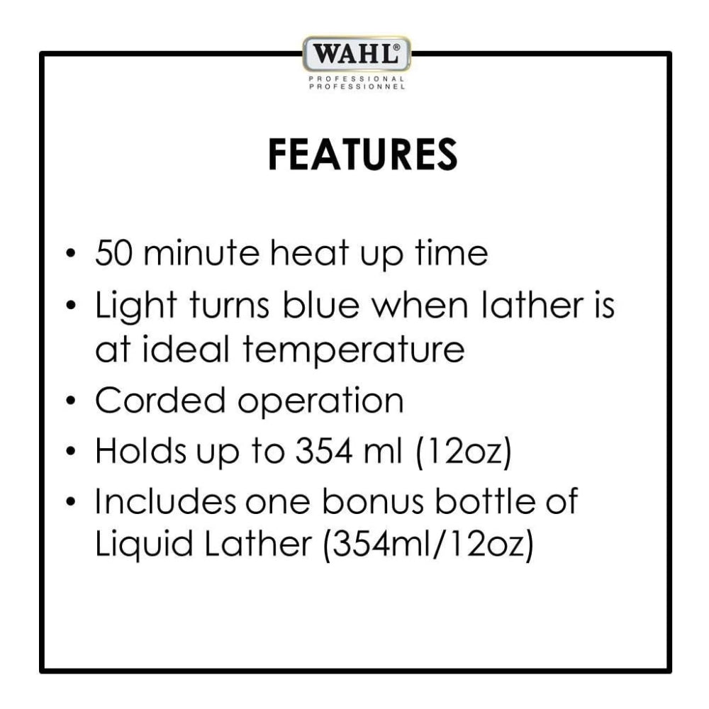 Distributeur de mousse chaude pour rasage "Wahl 19 Hot Lather Machine" No. 68908