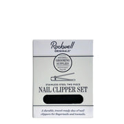 Ensemble de deux coupe‑ongles en acier inoxydable