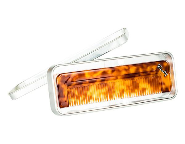 Peigne à large dents 3mm d'espacement (133mm/5.24") - Ambre