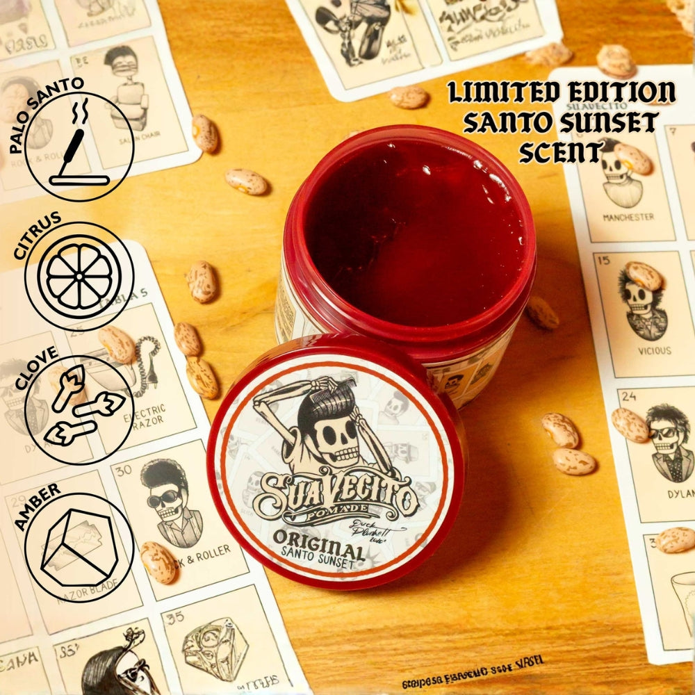 Pommade "Original Hold" Édition Santo Sunset - Tenue et brillance moyenne (113g/4.0oz)