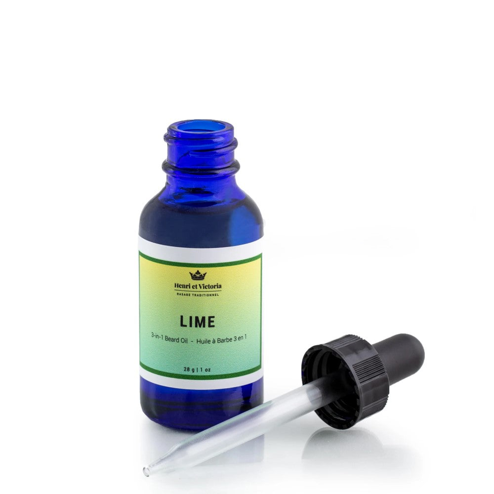 Huile à barbe 3 en 1 "Lime" (28g/1.0oz)