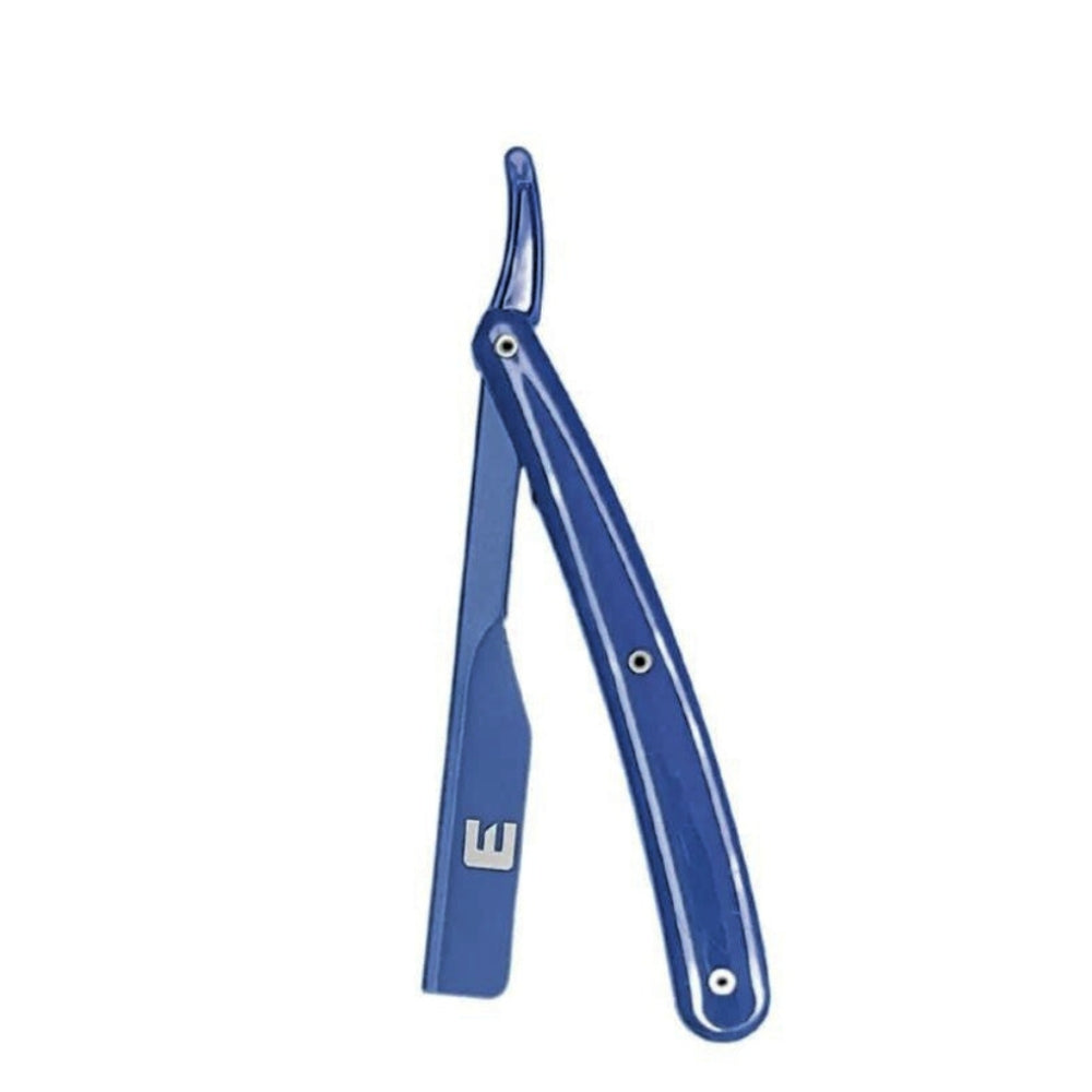 Elegance By Sadapack - Rasoir de barbier à glissière "Shavette" - Bleu