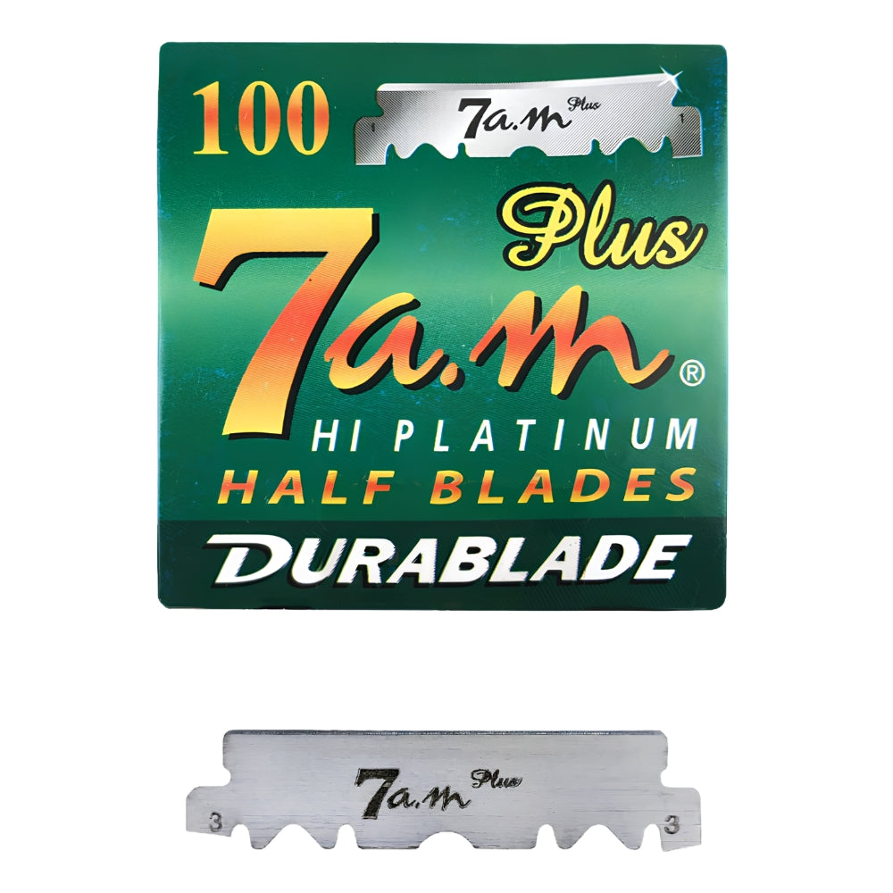 Hi Platinum Durablade Half Blade for Barber Razor (100 Blades)