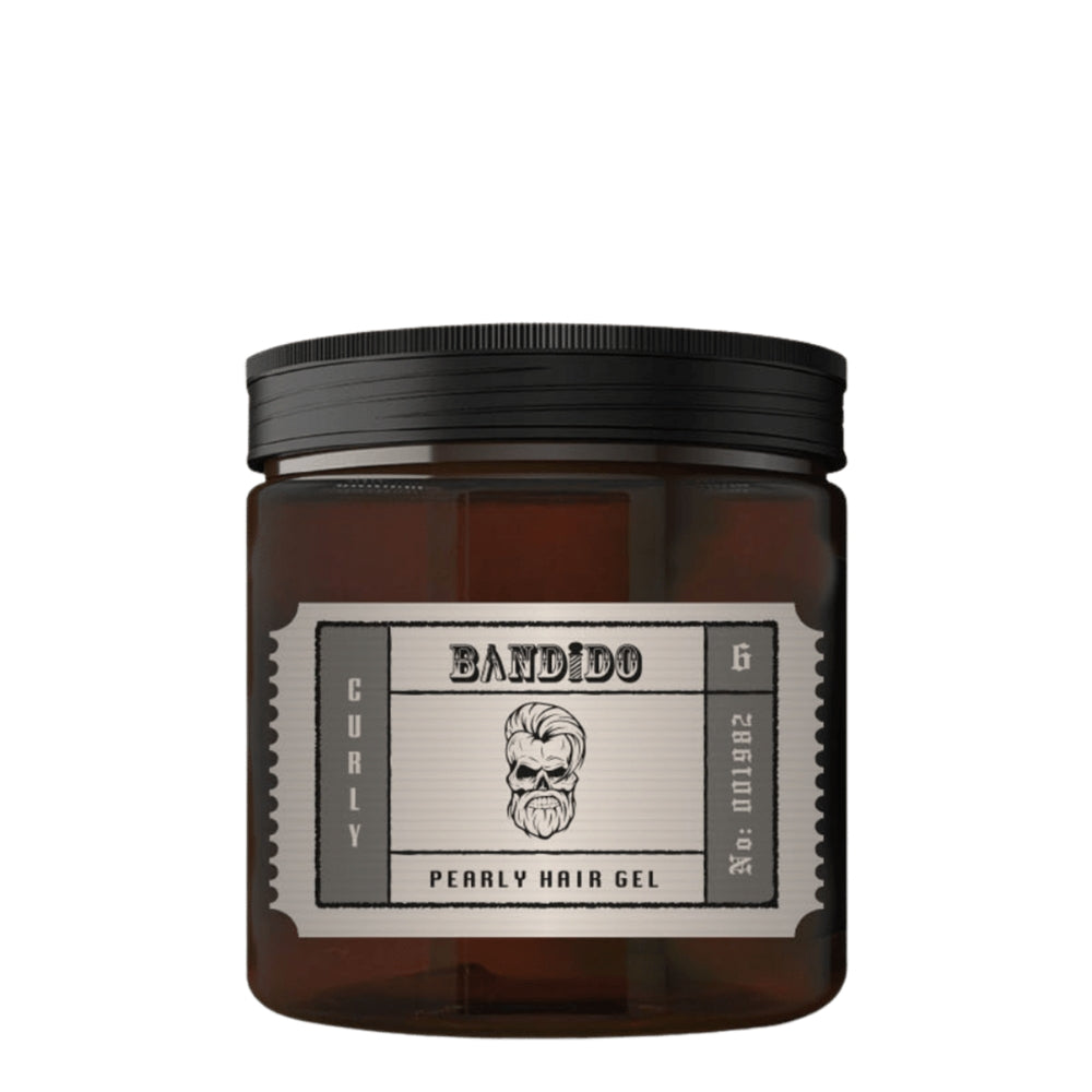 Gel pour cheveux bouclés "Pearly Hair Gel Curly" - Texturise et met en valeur les boucles (500ml/16.9oz)