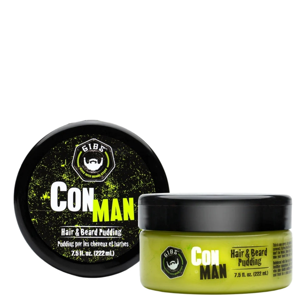 Pudding hydratant barbe et cheveux "Con Man" (222ml/7.5oz)