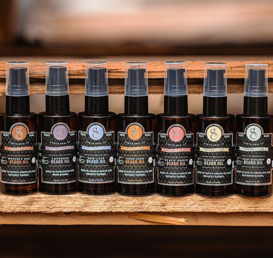 Huile à barbe "Premium Blends Beard Oil" - Ambre Noir (30ml/1.0oz)