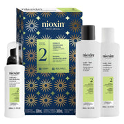 System 2 Scalp + Hair Shampoo, Conditioner & Leave in Treatment Trio - For Natural Hair with Progressed Thinning (2x 300ml/10.1oz, 1x 100ml/3.38oz)