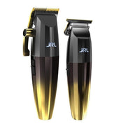 Ensemble de tondeuse sans fil avec station de chargement et pile lithium-ion "FF 2020C & FF 2020T Gold" - Or