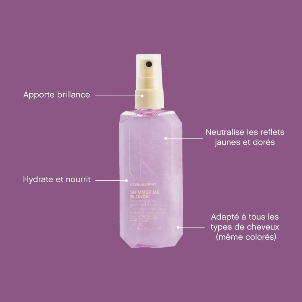 Traitement réparateur brillance sans rinçage SHIMMER.ME BLONDE - Pour cheveux blonds (100ml/3.4oz)